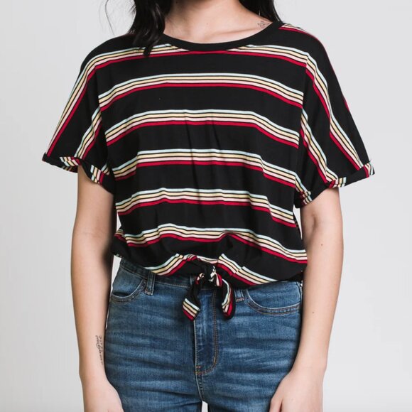 Harlow Tie Front T Shirt - Picture 4 of 8
